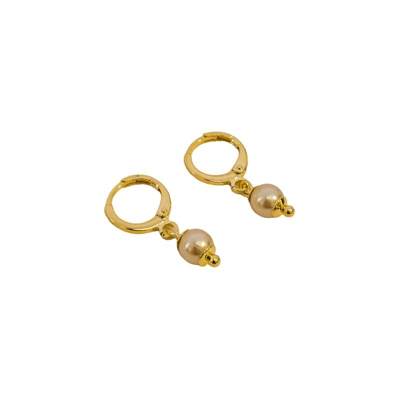 Argola Olivia- banho ouro 18k