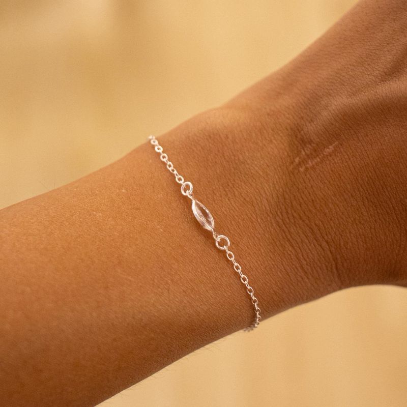Pulseira Mira- banho prata