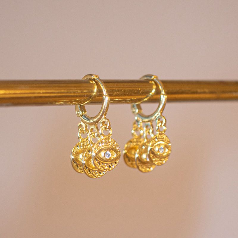 Argola Turca- banho ouro 18k