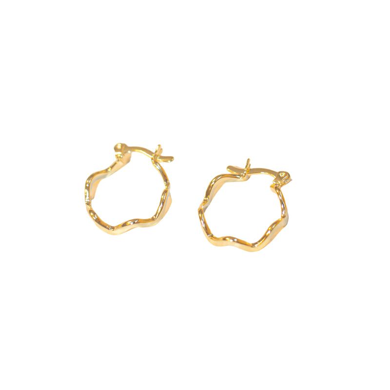 Argola Capri- banho ouro 18k