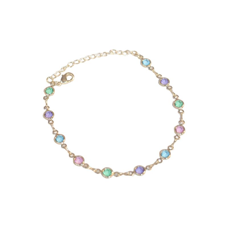 Pulseira Maitê- banho prata