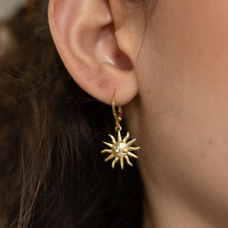 Argola Verano- banho ouro 18k