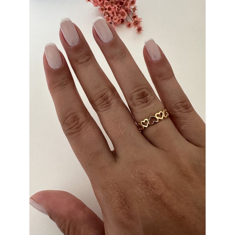 Anel Love Ouro 18k