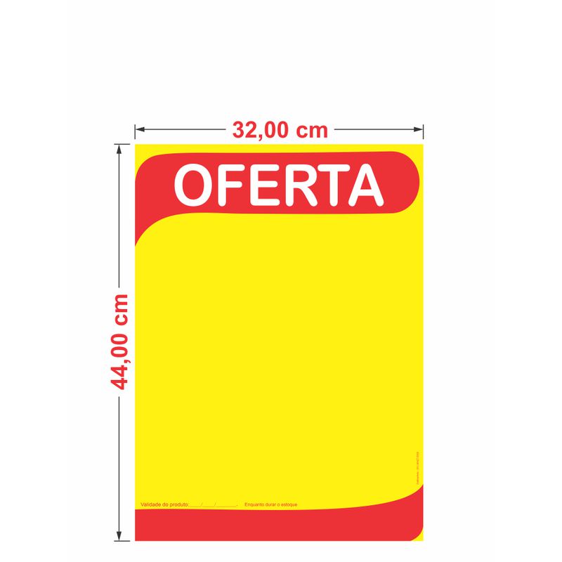 Cartaz oferta 2 32x44 cm