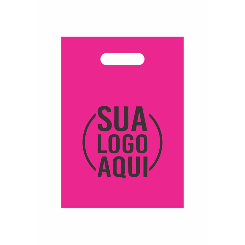 Sacola Plástica Magenta
