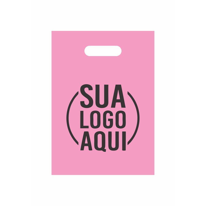 Sacola Plástica rosa