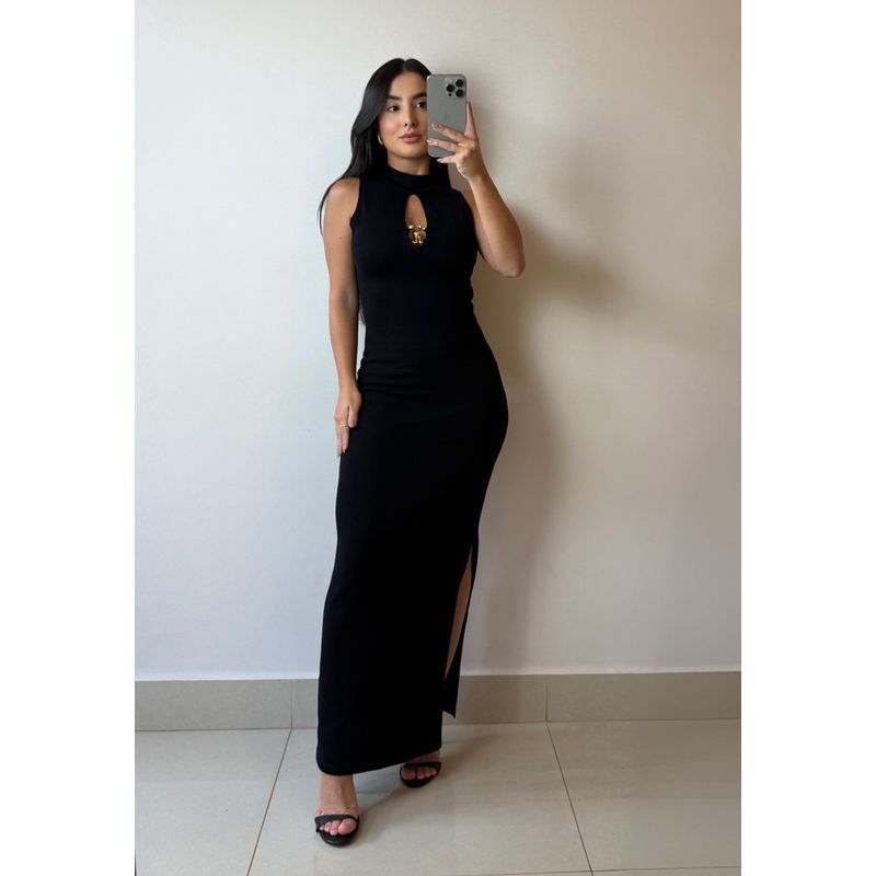 VESTIDO VALENTINA PRETO