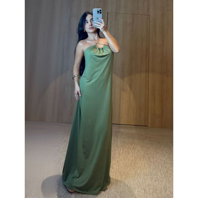 VESTIDO ELLEN VERDE MUSGO
