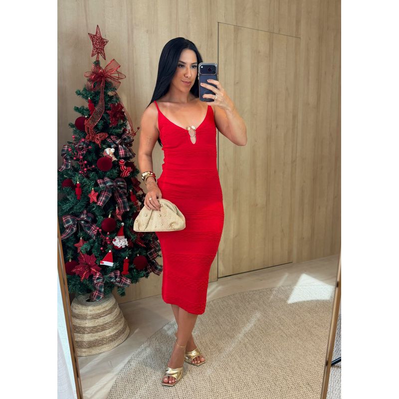 VESTIDO LETICIA VERMELHO