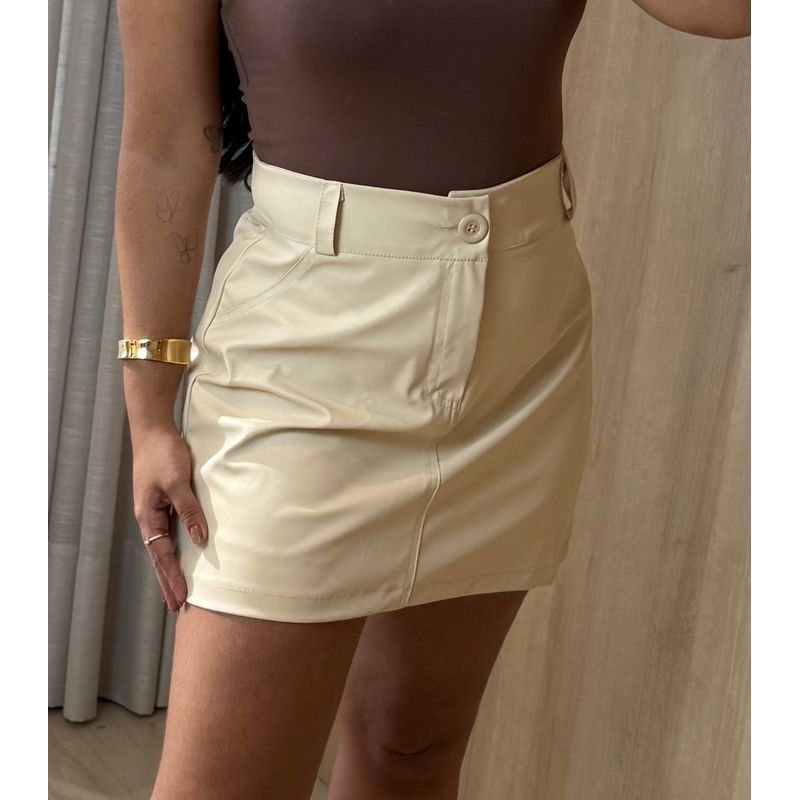 SAIA COURO ECO NUDE