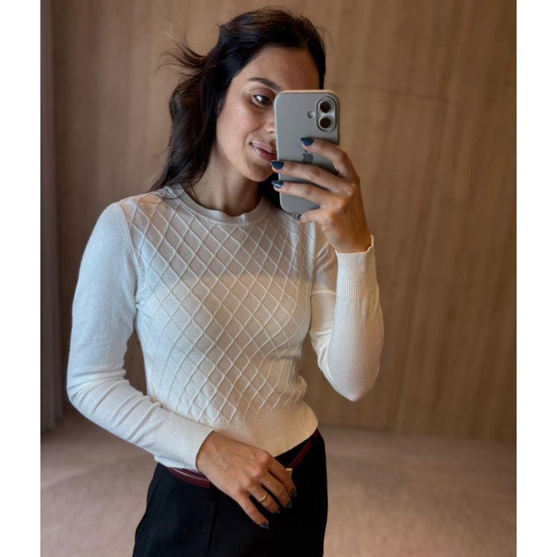 BLUSA CACHARREL YARA BRANCA