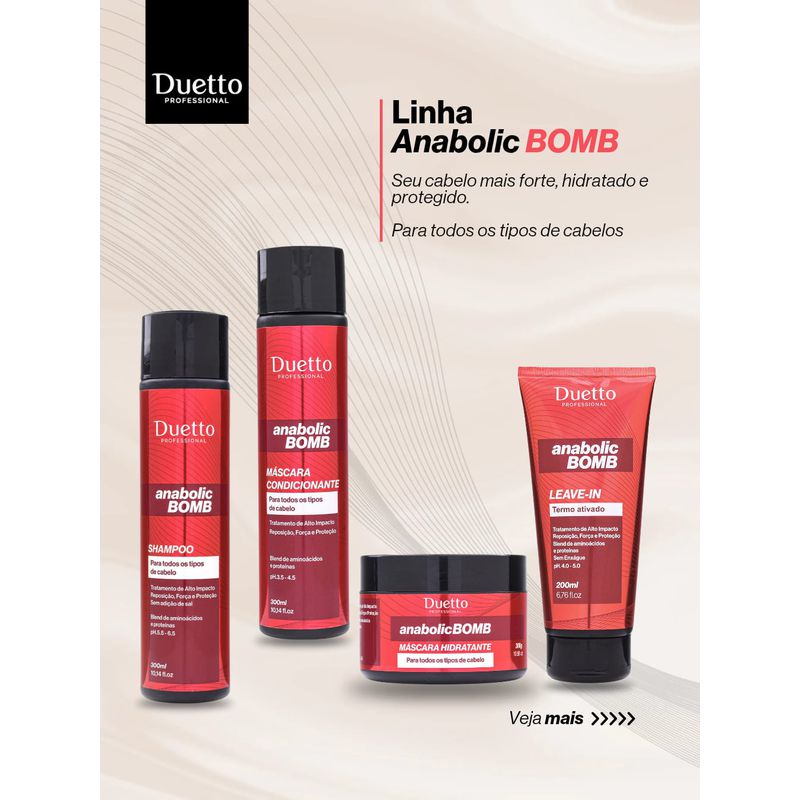 Kit Home Care Anabolic Bomb Duetto Professional 280g 