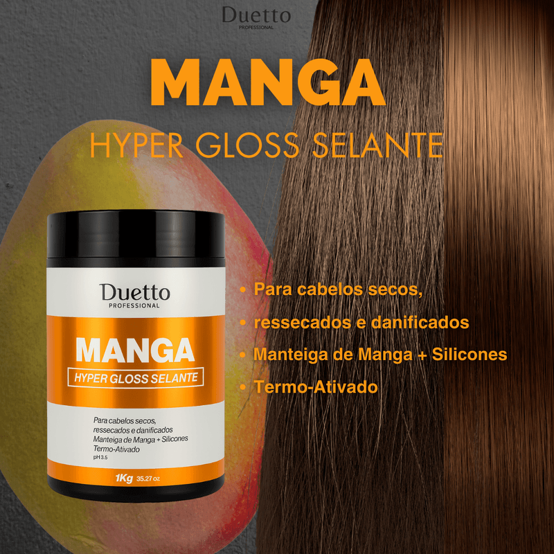 Máscara Hyper Gloss Selante Manga Duetto 1 Kg