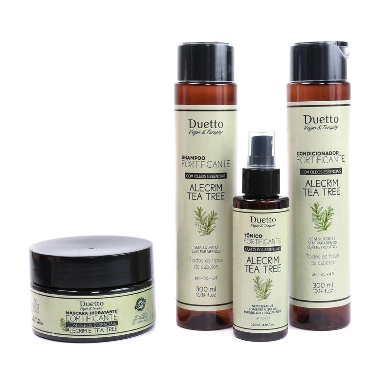 Kit Vegano Fortificante Vegan & Teraphy Duetto Professional