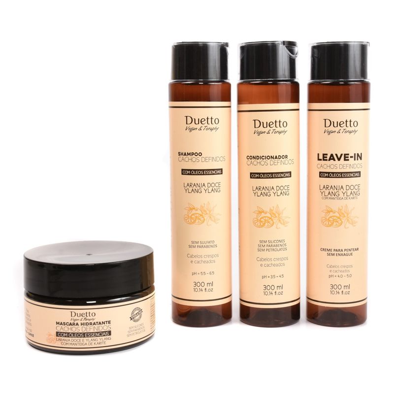 Kit Vegano Cachos Definidos Vegan & Teraphy Duetto Professional