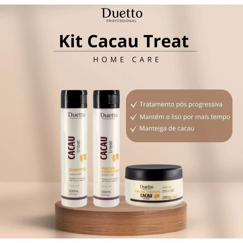 Kit Home Care Cacau Treat Duetto Professional
