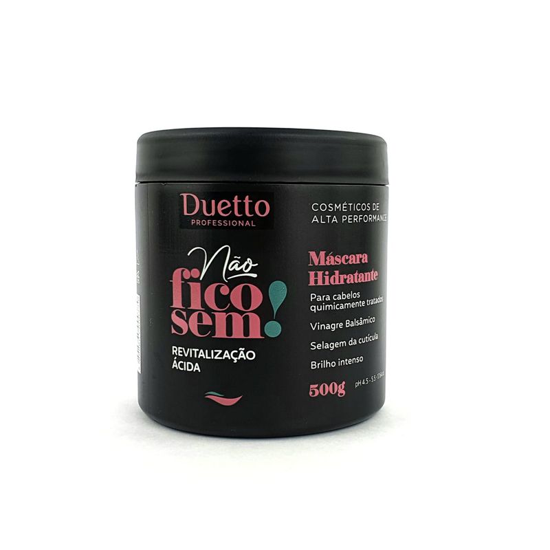 Máscara Não Fico Sem Revitalização Ácida Duetto 500g 