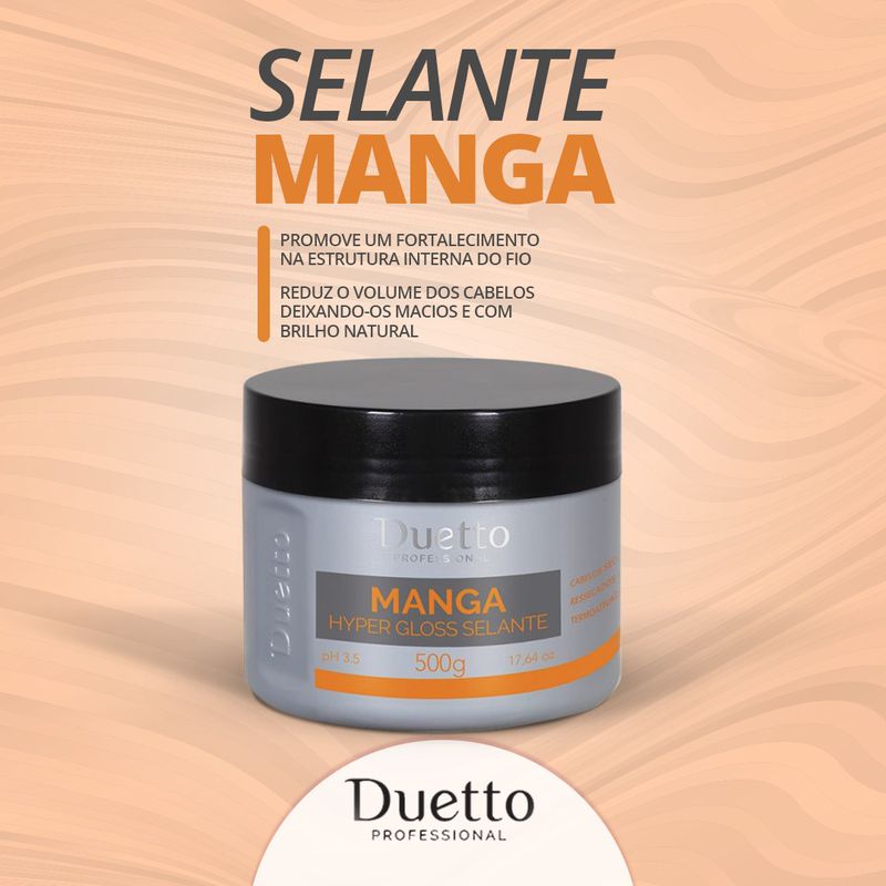 Máscara Hyper Gloss Selante Manga Duetto 500g