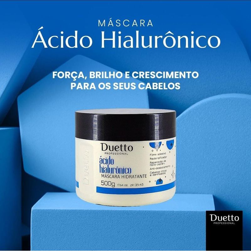 Máscara Ácido Hialurônico Duetto Professional 500g