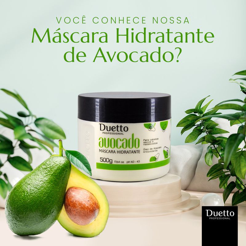 Máscara Avocado Duetto Professional 500g