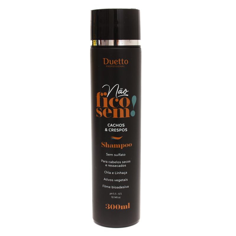 Shampoo Não Fico Sem Cachos e Crespos Duetto 300ml