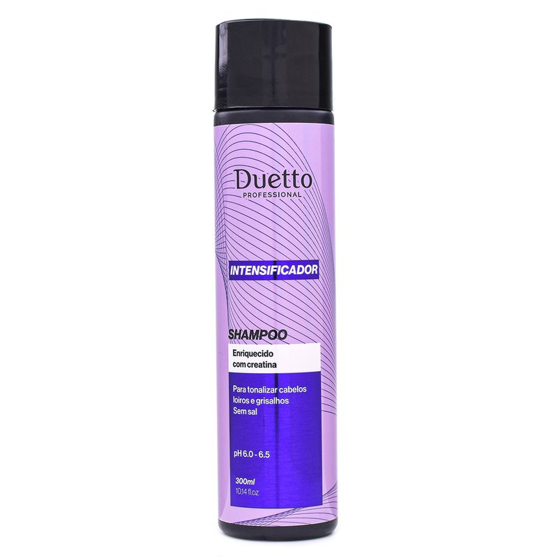 Shampoo Intensificador Cabelos Loiros E Grisalhos Duetto 300ml