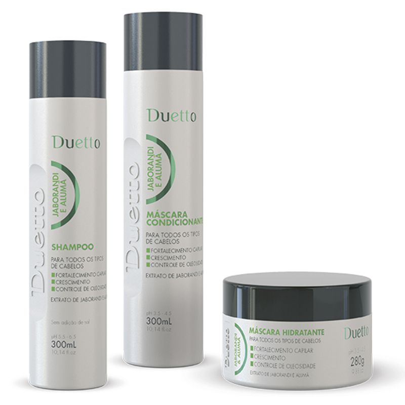 Kit Home Care Jaborandi e Alumã Duetto 280g