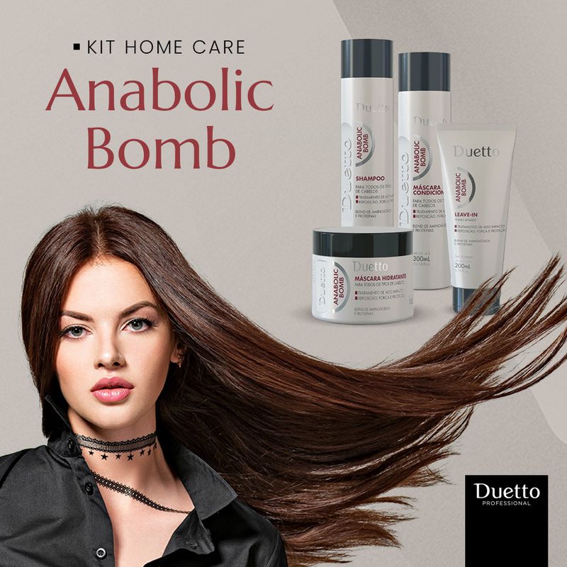 Kit Home Care Anabolic Bomb Duetto 500g 