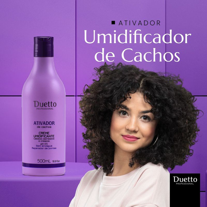 Ativador Umidificador de Cachos Duetto 500ml