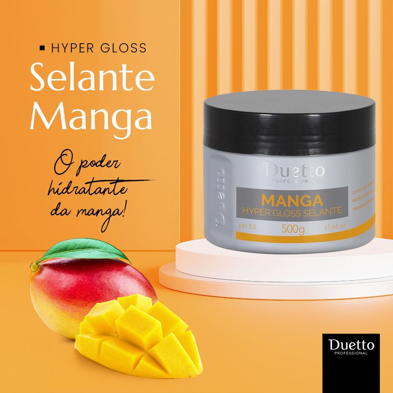 Máscara Hyper Gloss Selante Manga Duetto 500g