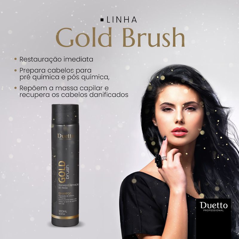 Shampoo Gold Brush Duetto 300ml