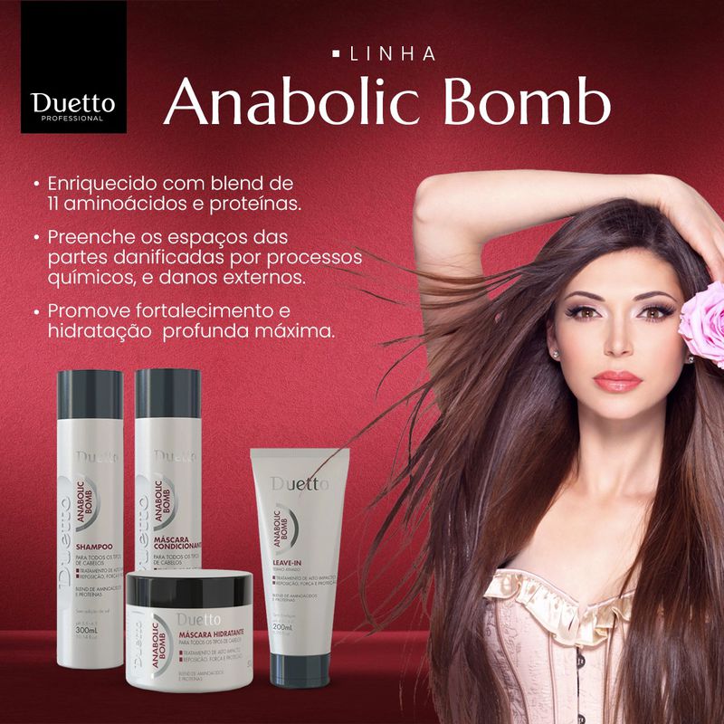 Kit Home Care Anabolic Bomb Duetto 500g 