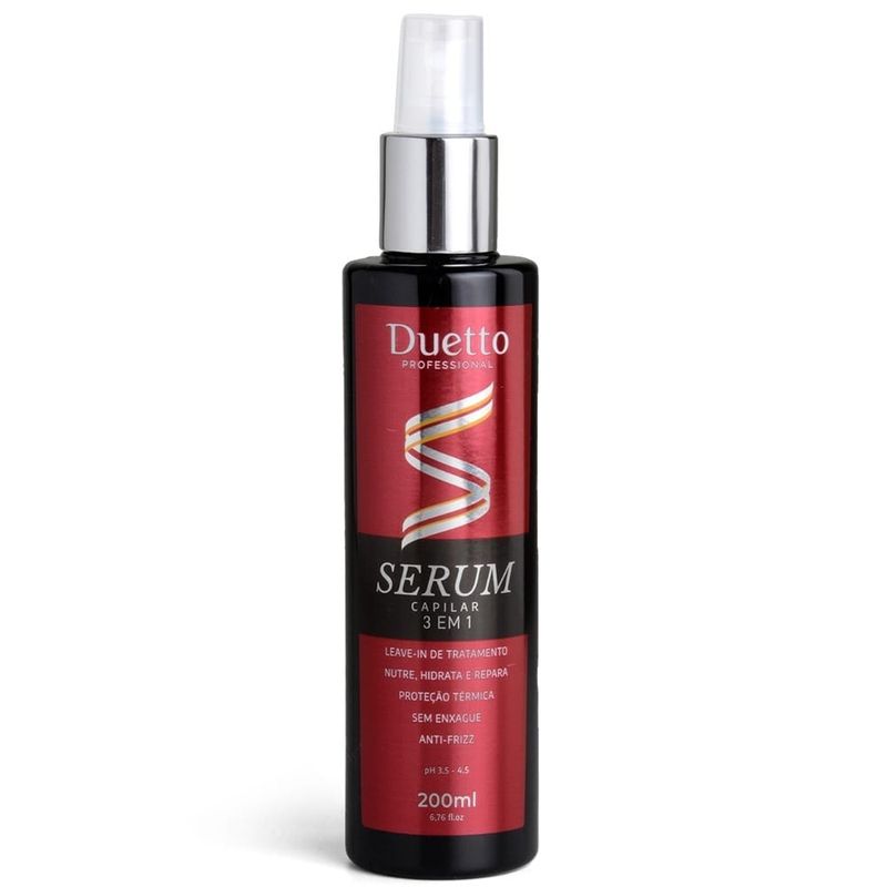Sérum Capilar 3 em 1 Duetto Professional 200ml
