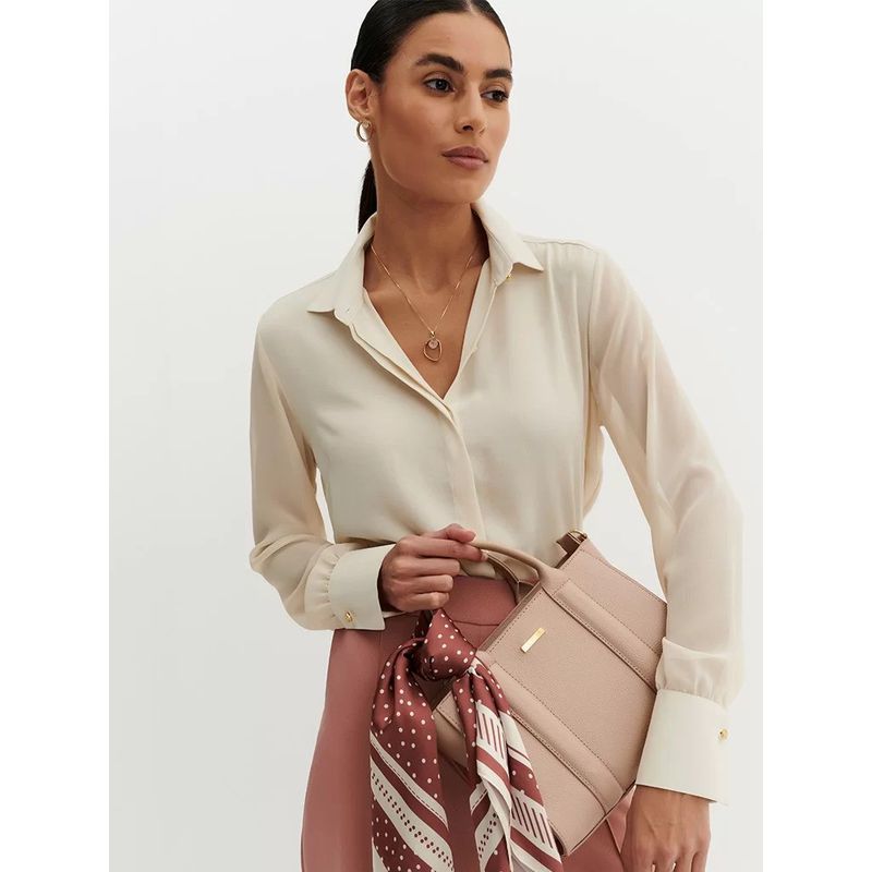 Camisa Inara - Aveia - 3490001 - LOJAELLE