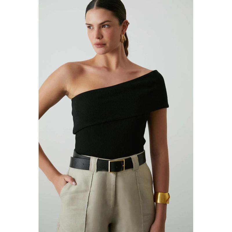 Blusa Lila - Preto - 0006170002 - LOJAELLE
