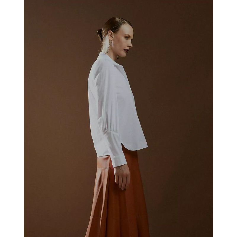 Camisa Cintia - Off white - 0006430005 - LOJAELLE