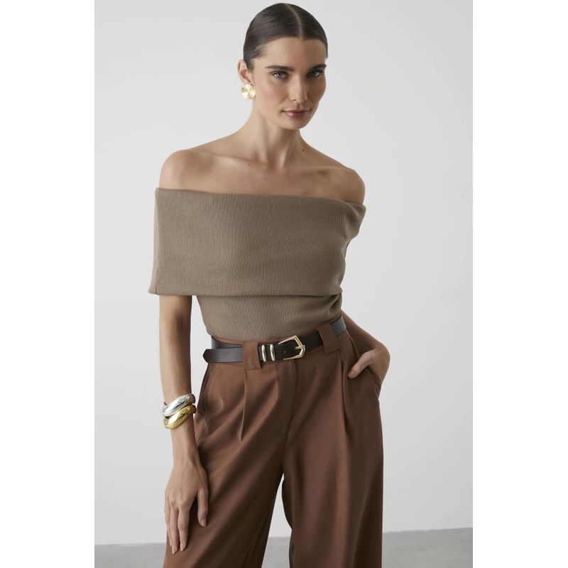Blusa Lola - Capuccino - 0006650001 - LOJAELLE