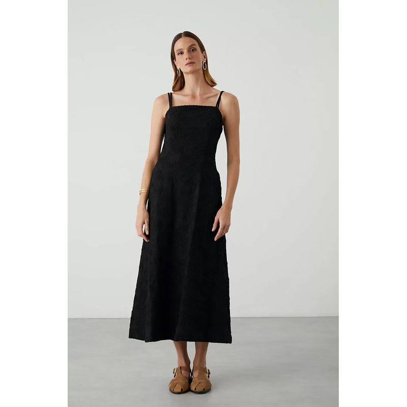 Vestido Barbara - Preto - 0006500002 - LOJAELLE
