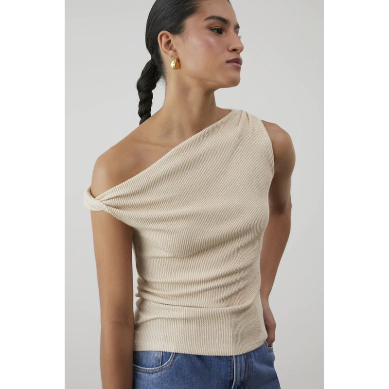 Blusa Ella - Bege - 0007370017 - LOJAELLE