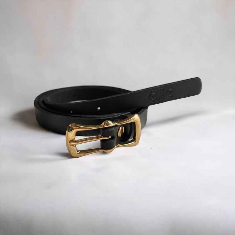 Cinto Jade Couro Legitimo - Preto - 2370001 - LOJAELLE