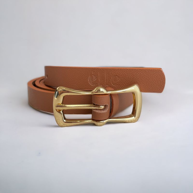Cinto Jade Couro Legitimo - Caramelo - 2380001 - LOJAELLE