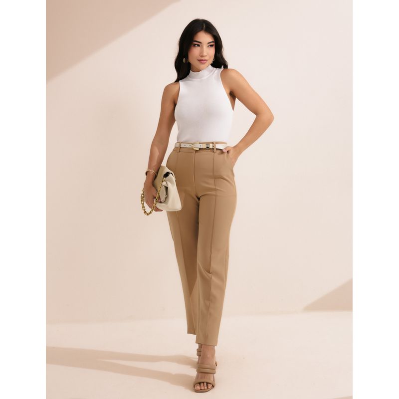 Calça Reta Vinco Alfaiataria - Bege - . - 5850001 - LOJAELLE