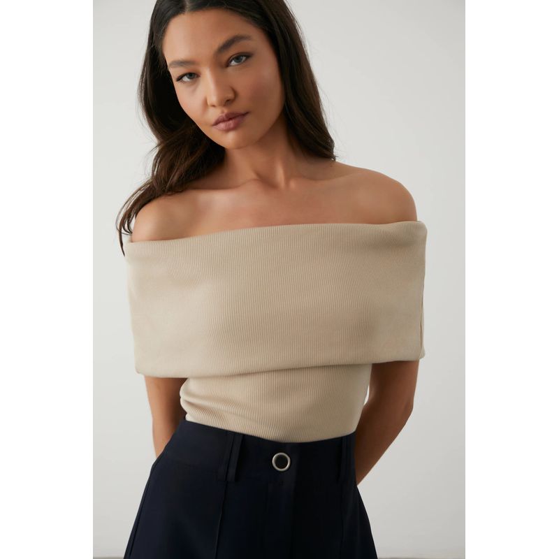 Blusa Lola - Bege - 4950001 - LOJAELLE