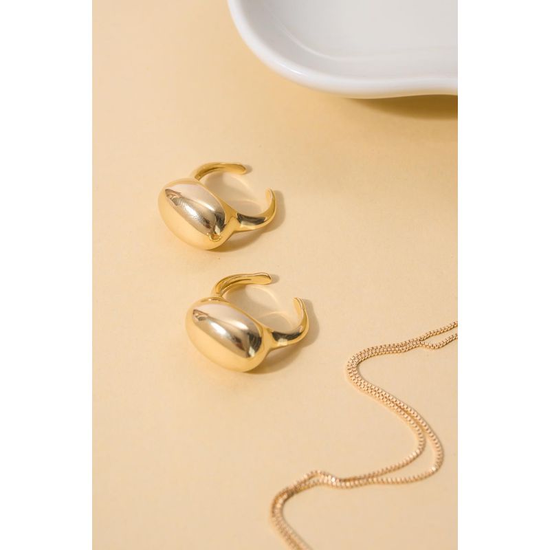 Anel Contemporâneo com Banho em Ouro 18k - 4490001 - LOJAELLE