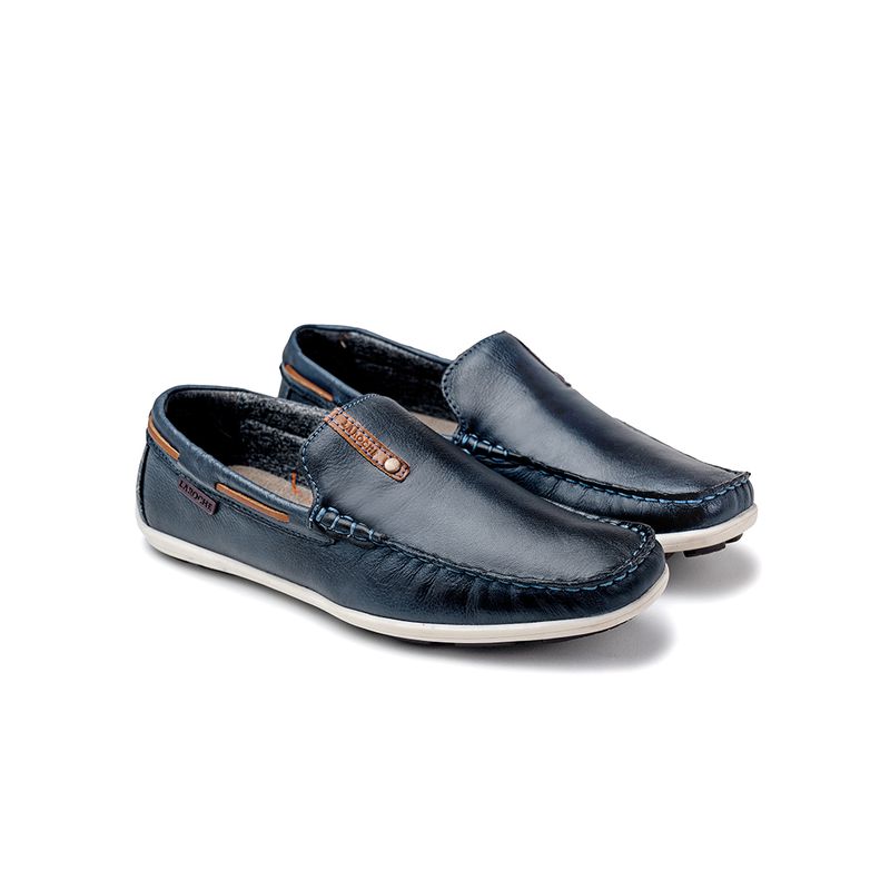 Mocassim Niteroi Infantil de Couro - Royal/ Whisky