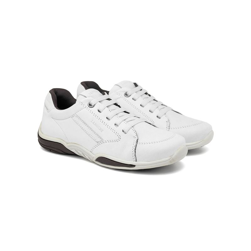 Sapatenis Infantil Laroche Sonic em Couro - Off White E L