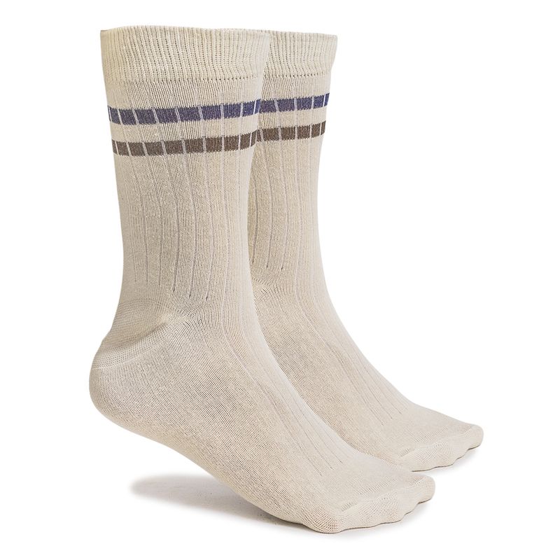 Meia Masculina Cano Longo - Bege