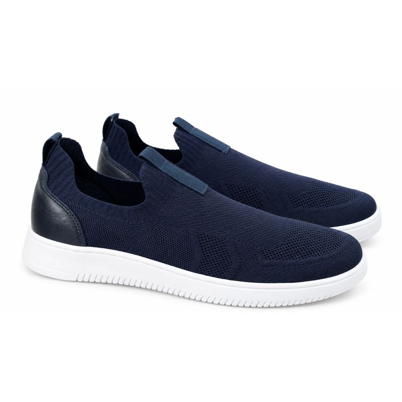 Sapatenis Masculino Apolo em Knit - Marinho E L