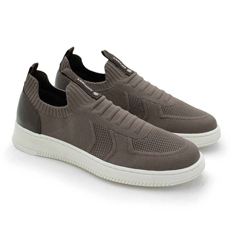 Sapatenis Masculino Apolo em Knit - Castanho
