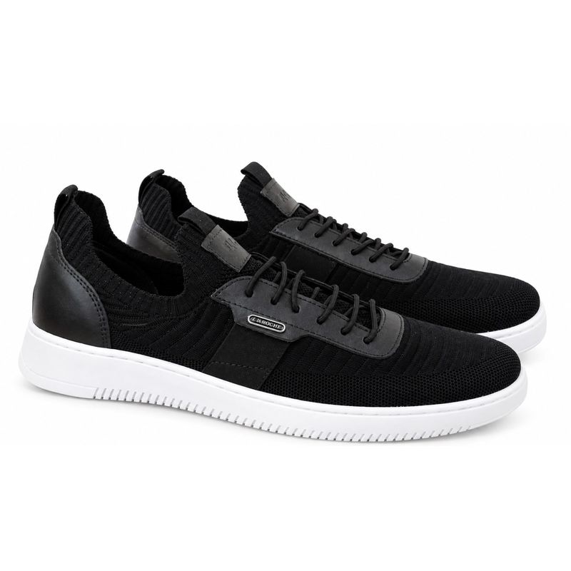 Sapatenis Laroche Apolo em Knit - Preto E L